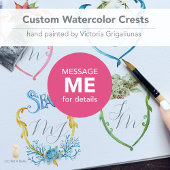 Watercolor Hydrangea Crest Wedding Invitations Kaart