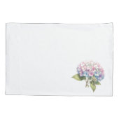 Watercolor Hydrangea Floral Pattern  Kussensloop (Achterkant)