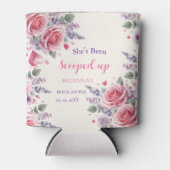 Watercolor Ijsje Bruiloftsfeest 'Scooped Up' Blikjeskoeler (Voorkant)