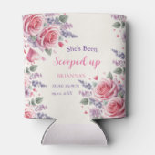 Watercolor Ijsje Bruiloftsfeest 'Scooped Up' Blikjeskoeler (Achterkant)