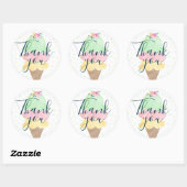 Watercolor Ijsje Dank Je Stickers (Vel)