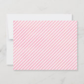 Watercolor Ijsje Meisjes Verjaardagsfeestje Kaart (Achterkant)