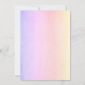 Watercolor Ijsje Oh Baby Zomer Baby Shower  Kaart (Achterkant)