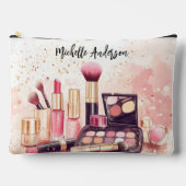 Watercolor Illustratie Make-up Etui (Voorkant)