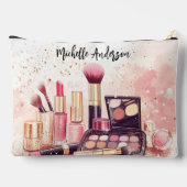 Watercolor Illustratie Make-up Etui (Achterkant)