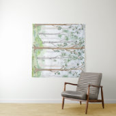 Watercolor illustration-Fairy forest. Children's i Wandkleed (In Situ (horizontaal))