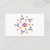 Watercolor Indische Lotus Bloem Plaatskaartje (Achterkant)