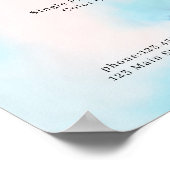 Watercolor Inksalon Prijslijst Poster (Hoek)
