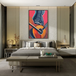 Watercolor Instruments Poster