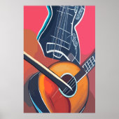 Watercolor Instruments Poster (Voorkant)