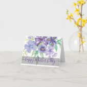 Watercolor iris bloem  kaart (Gele Bloem)