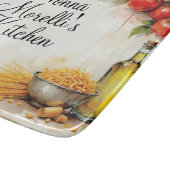Watercolor Italian Kitchen Glass Cutting Board Snijplank (Hoek)