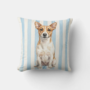 Watercolor Jack Russell Worpillowhoes Kussen