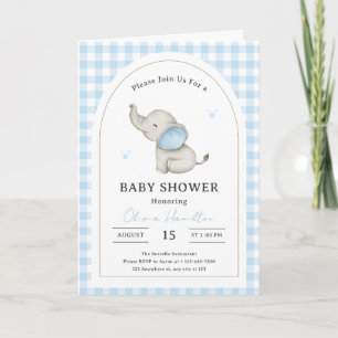 Watercolor Jongens Baby Shower Boog