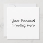 Watercolor Kaars Ontwerp Kaart (Achterkant)