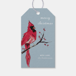 Watercolor Kaart Christmas Cadeautags Cadeaulabel