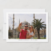 Watercolor kaart van Istanbul, Turkije (Achterkant)