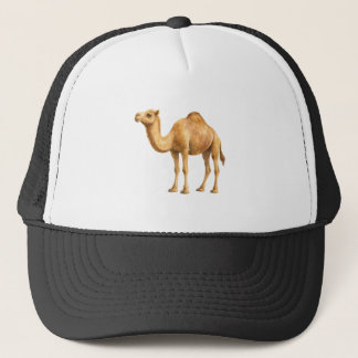 Watercolor Kameeltekening – Woestijn Dier Ontwerp Trucker Pet
