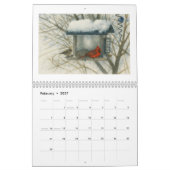 Watercolor Kardinalen 2026 Kalender (Feb 2027)