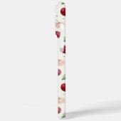 Watercolor Kersen Monogram Case-Mate iPhone Case (Achterkant / Links)