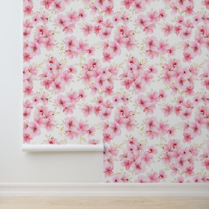 Watercolor Kersenbloesem Sakura Behang