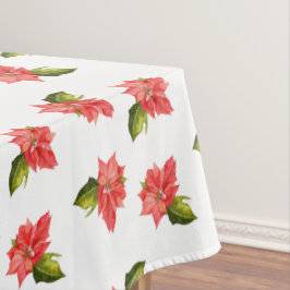 Watercolor Kerst Bloemen Tafelkleed