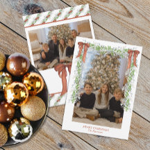 Watercolor Kerst Koperen Boog Guirlande