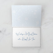 Watercolor Kerst Uilen Op Tak Feestdagen Kaart (Binnen)