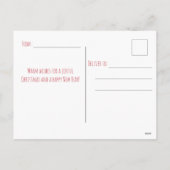 Watercolor Kerstboom, Kerstkaart Feestdagenkaart (Achterkant)