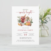 Watercolor Kerstfeest Kaart (Staand voorkant)