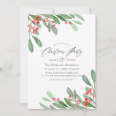 Watercolor Kerstfeest Kaart (Voorkant)
