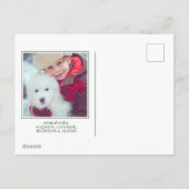 Watercolor Kerstherten Feestdagenkaart (Achterkant)