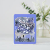 Watercolor Kerstkaart (Staand voorkant)