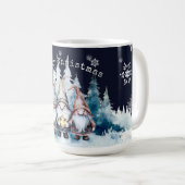 Watercolor Kerstkabouters Koffiemok (Voorkant rechts)