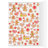 Watercolor Kerstkrans Merry Christmas (Binnen (Links))