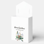 Watercolor Kerstlantaarn Bedankdoosjes (Geopend)
