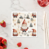 Watercolor Kerstman 2 - Servet (Insitu)