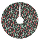 Watercolor Kerstmis Kerstboom Rok (Voorkant)