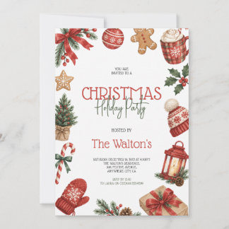 Watercolor Kerstsokken Kerstfeest Kaart