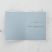 Watercolor Kerststal Heilige Nacht Feestdagen Kaart (Binnen)