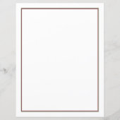 Watercolor kerstster kerstbriefpapier (Achterkant)