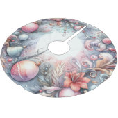 Watercolor Kerstvakantie Ontwerp Kerstboom Rok (Gekanteld)