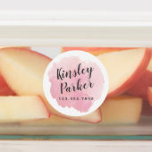 Watercolor Kids Naam Waterdicht  Labels (Aangebracht)