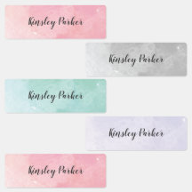 Watercolor Kids Waterproof Naam