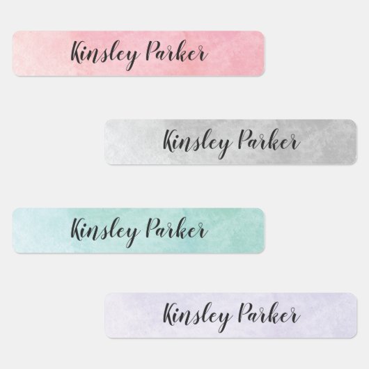 Watercolor Kids Waterproof Naam Labels (Groep)