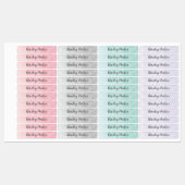 Watercolor Kids Waterproof Naam Labels (Vel)