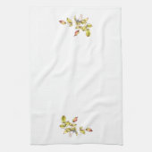 Watercolor kitchen tea towel barberry theedoek (Verticaal)