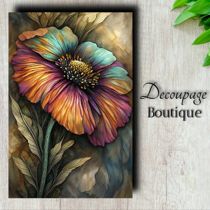 Watercolor Klaproos Decoupage Tissuepapier