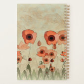 Watercolor Klaproos Planner (Achterkant)