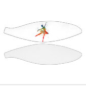 Watercolor klassieke balletdanseres basketbal (Panelen)